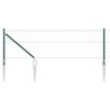 vidaXL Zaunpfosten Gr&uuml;n 100 x 0,8 m (50 mm Maschen) Stahl und PVC