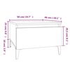 vidaXL Beistelltisch Schwarz 50x46x35 cm Holzwerkstoff