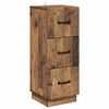 vidaXL Schubladenschrank Altholz 33 x 34,5 x 87 cm Holzwerkstoff