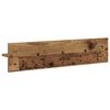 vidaXL Wandmontierter nachttisch Altholz 80 x 10,5 x 18 cm