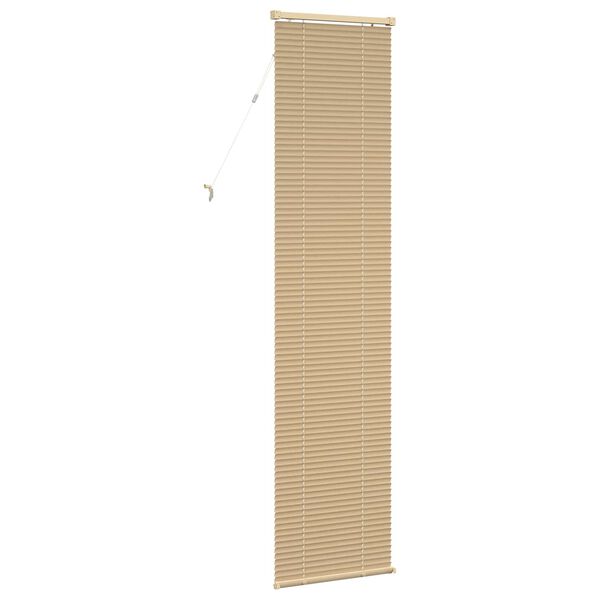 vidaXL Venetianer Jalousie Hellbraun mit Muster 213 x 50 cm PVC