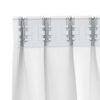 vidaXL Verdunkelungs-Vorh&auml;nge mit Ringen 2 pcs Hellwei&szlig; 175 x 140 cm
