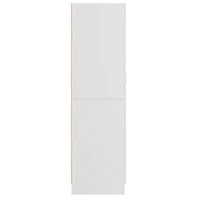 vidaXL Kleiderschrank Weiß 82,5x51,5x180 cm Holzwerkstoff