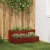 vidaXL Garten-Pflanzgef&auml;&szlig; Rostig 100 x 60 x 45 cm Wetterfeststahl