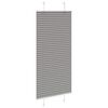 vidaXL Plissee Anthrazit 55x100 cm Stoffbreite 54,4 cm Polyester