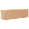 vidaXL TV-Schrank mit LED-Leuchten Sonoma-Eiche 100x30x30 cm