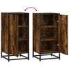 vidaXL Sideboard R&auml;uchereiche 35,5x35x76 cm Holzwerkstoff und Metall