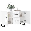 vidaXL Sideboard Wei&szlig; 100x36x60 cm Holzwerkstoff