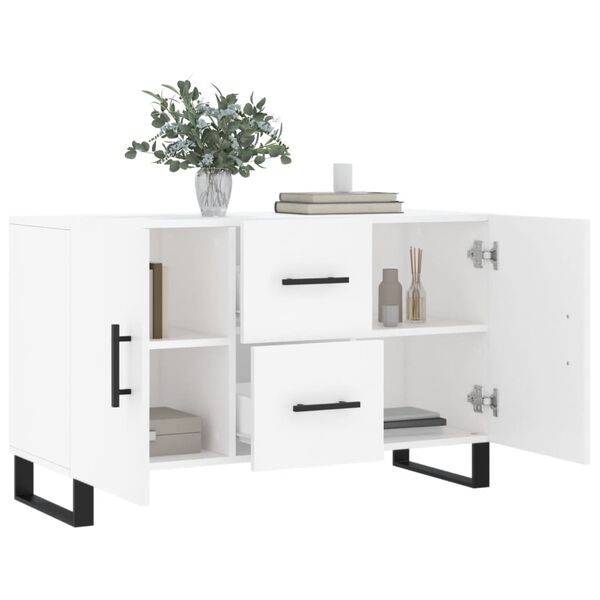 vidaXL Sideboard Wei&szlig; 100x36x60 cm Holzwerkstoff