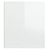 vidaXL TV-Schrank Hochglanz-Wei&szlig; 100x35x40 cm Holzwerkstoff