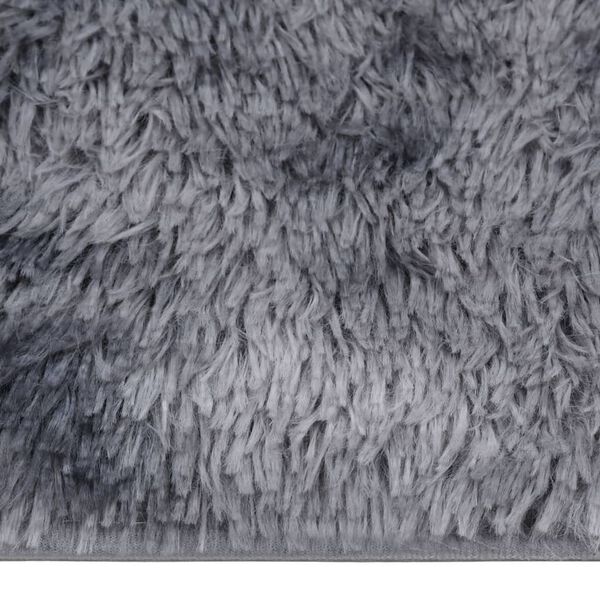 vidaXL Shaggy-Teppich Anthrazit 200x140 cm