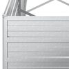 vidaXL Garten-Hochbeet 320x80x45 cm Verzinkter Stahl Silber