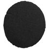 vidaXL Sitzkissen 2 pcs Schwarz &Oslash;30 x 13 cm Stoff