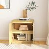 vidaXL Beistellschrank 60x36x65 cm Massivholz Kiefer