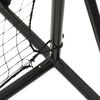 vidaXL Fu&szlig;ball-Rebounder Schwarz 366x90x183 cm HDPE