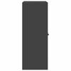 vidaXL Aufbewahrungsschrank Schwarz 80 x 40 x 105 cm Stahl