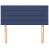 vidaXL Kopfteil Blau 90x5x78/88 cm Stoff