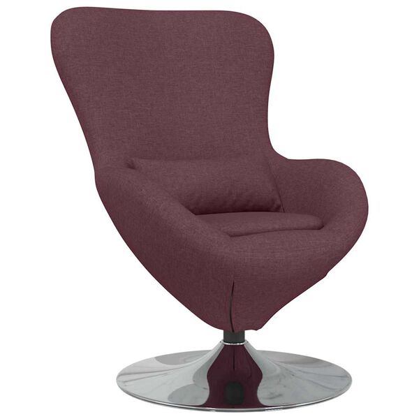 vidaXL Eiersessel Lila 63 x 73 x 90 cm Stoff