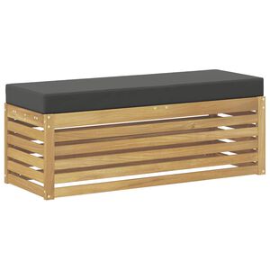 vidaXL Outdoor-Sofagarnitur Wei&szlig; und Anthrazit 115 x 43 x 45 cm