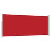 vidaXL Ausziehbare Seitenmarkise 120x300 cm Rot