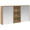 vidaXL Badezimmerschrank-Set 3 Stk. 116 x 16 x 62,5 cm Holzwerkstoff