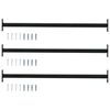 vidaXL Verstellbarer Fenster-Sicherheitsbalken 3 stk. 710 - 1200 mm