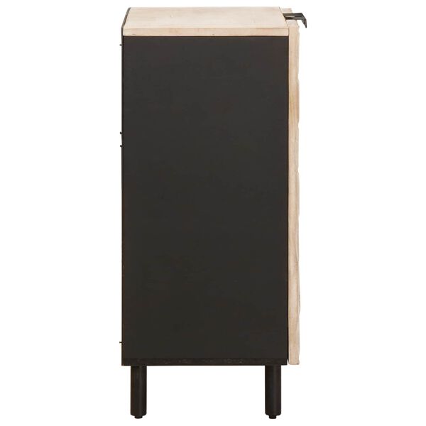 vidaXL Sideboard Wei&szlig;e gewaschene Oberfl&auml;che 60 x 33 x 75 cm