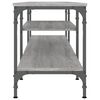 vidaXL TV-Schrank Grau Sonoma 201x35x45 cm Holzwerkstoff & Eisen