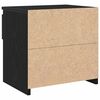 vidaXL Nachttisch Schwarz Eichen-Optik 40 x 30 x 39 cm Holzwerkstoff
