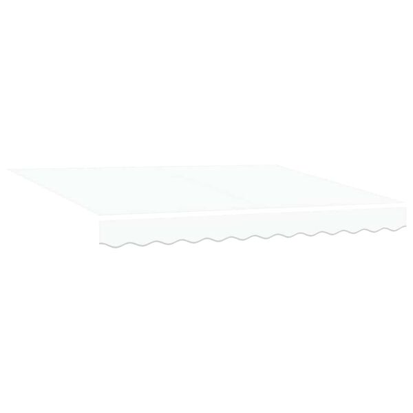 vidaXL Markise Wei&szlig; 3 x 2,5 m Polyester und Metall