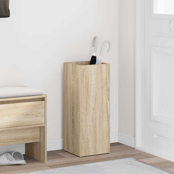 vidaXL Sonnenschirmhalter Sonoma-Eiche 25 x 24,5 x 64 cm Holzwerkstoff