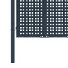 vidaXL Zauntor Anthrazit 404 x 125 cm Stahl