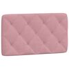 vidaXL Kopfteil-Kissen Rosa 80 cm Samt
