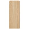 vidaXL Wandschrank Sonoma-Eiche 69,5x34x90 cm