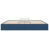 vidaXL Ottoman-Bett ohne Matratze Blau 180x200 cm Stoff