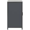 vidaXL K&uuml;chenaufbewahrung mit Regal Anthrazit 60 x 50 x 92 cm Stahl