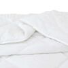 vidaXL Sommerdecke mit Kissen 2 pcs Wei&szlig; Mikrofaser