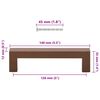 vidaXL M&ouml;belgriffe 10 Stk. Bronzen 128 mm Edelstahl