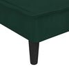 vidaXL Schlafsofa in L-Form Dunkelgr&uuml;n 255x140x70 cm Samt