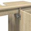 vidaXL Badschrank Sonoma-Eiche 80x33x60 cm Holzwerkstoff