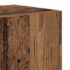 vidaXL TV-Schrankset Wandmontiert 4 pcs Altholz Holzwerkstoff