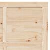 vidaXL Schiebet&uuml;r Braun 100 x 208 cm Massives Kiefernholz