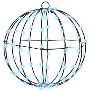 vidaXL Weihnachts-Finial-Licht 96 LEDs Kaltes Wei&szlig;