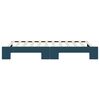 vidaXL Tagesbett Ausziehbar Blau 100x200 cm Samt