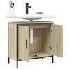 vidaXL Waschbeckenunterschrank Sonoma-Eiche 60x30x60 cm Holzwerkstoff