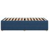 vidaXL Bettgestell ohne Matratze Blau 100x200 cm Stoff