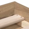 vidaXL Bettgestell ohne Matratze Artisan-Eiche 120x200cm Holzwerkstoff