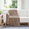 vidaXL &Uuml;berwurfdecke Kamel 150 x 130 cm Fleece