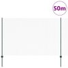 vidaXL Zaun mit Pfosten Gr&uuml;n 1,6 x 50 m Stahl und PVC