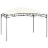 vidaXL Gartenpavillon 4x3 m Cremeweiß 180 g/m²